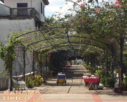 [El Paseo General Esteban Huertas, conocido popularmente como el Paseo de las Veraneras, está ubicado sobre las murallas. Es un lugar frecuentado por turistas, vendedores de artesanías y parejas de enamorados.]