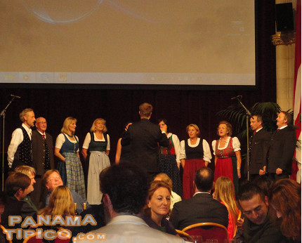 [The event also included a formal dinner with traditional Austrian music performances.]
